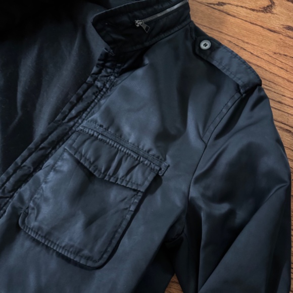 NEIL BARRETT M65 Military Jacket 00's Vintage Archive Brown Label XXL Black Rare - Picture 5 of 16